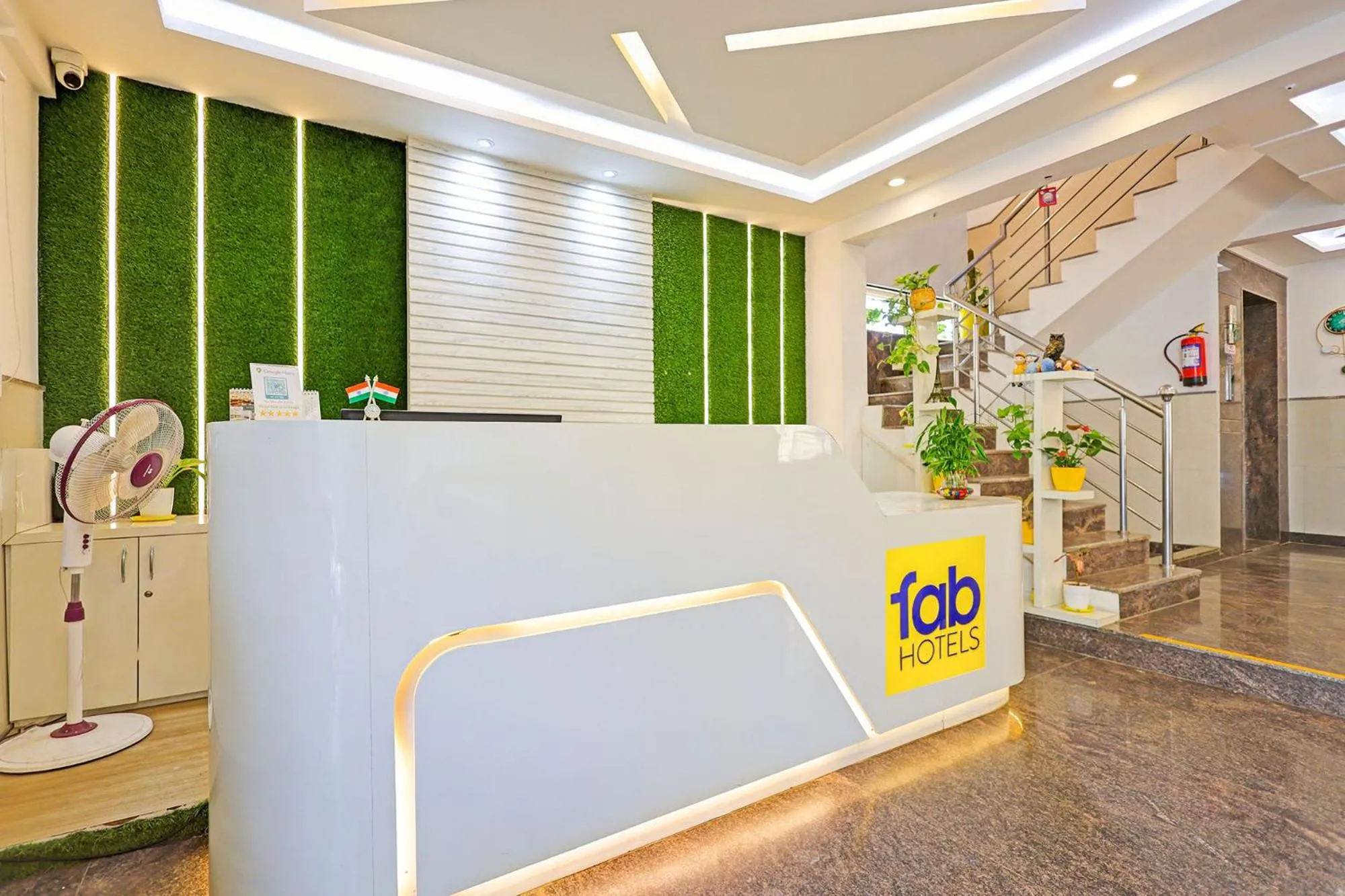 Lobby or reception in FabHotel Marella Grand Inn