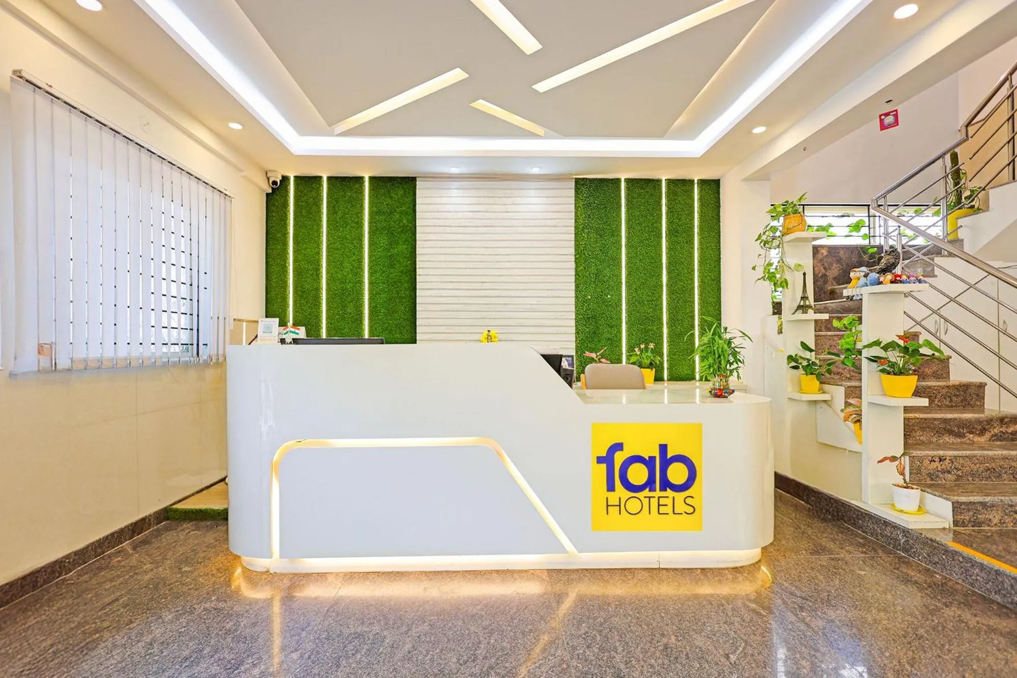 Lobby or reception in FabHotel Marella Grand Inn