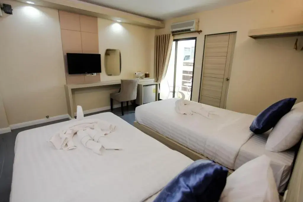 Bed in Klang Muang @ Nongkhai Hotel Bed in Klang Muang @ Nongkhai Hotel