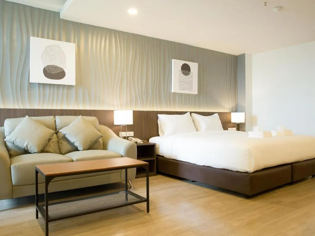 Bed in B2 Hat Yai Rat Uthit Boutique & Budget Hotel
