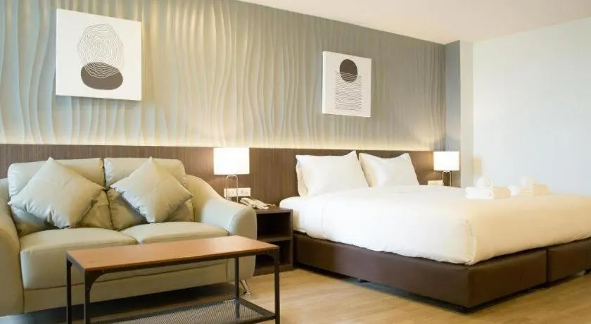 Bed in B2 Hat Yai Rat Uthit Boutique & Budget Hotel