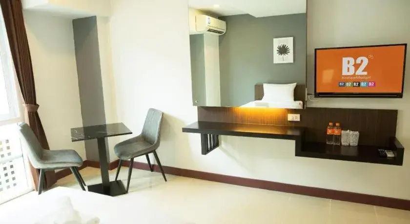 Bed in B2 Hat Yai Rat Uthit Boutique & Budget Hotel Bed in B2 Hat Yai Rat Uthit Boutique & Budget Hotel