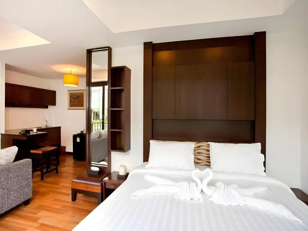 Bed in Maryoo Samui Hotel Bed in Maryoo Samui Hotel