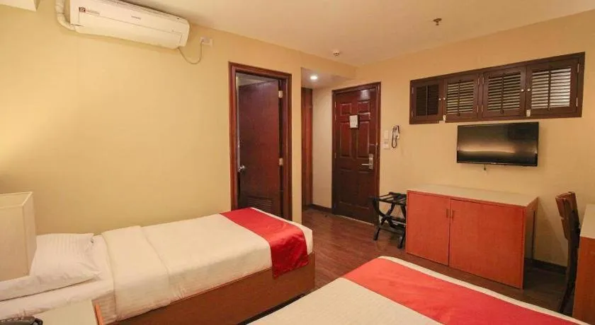 Bed in Hotel Veniz Legarda