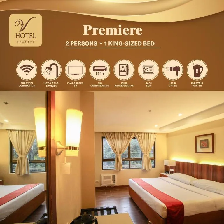 Bed in Hotel Veniz Legarda