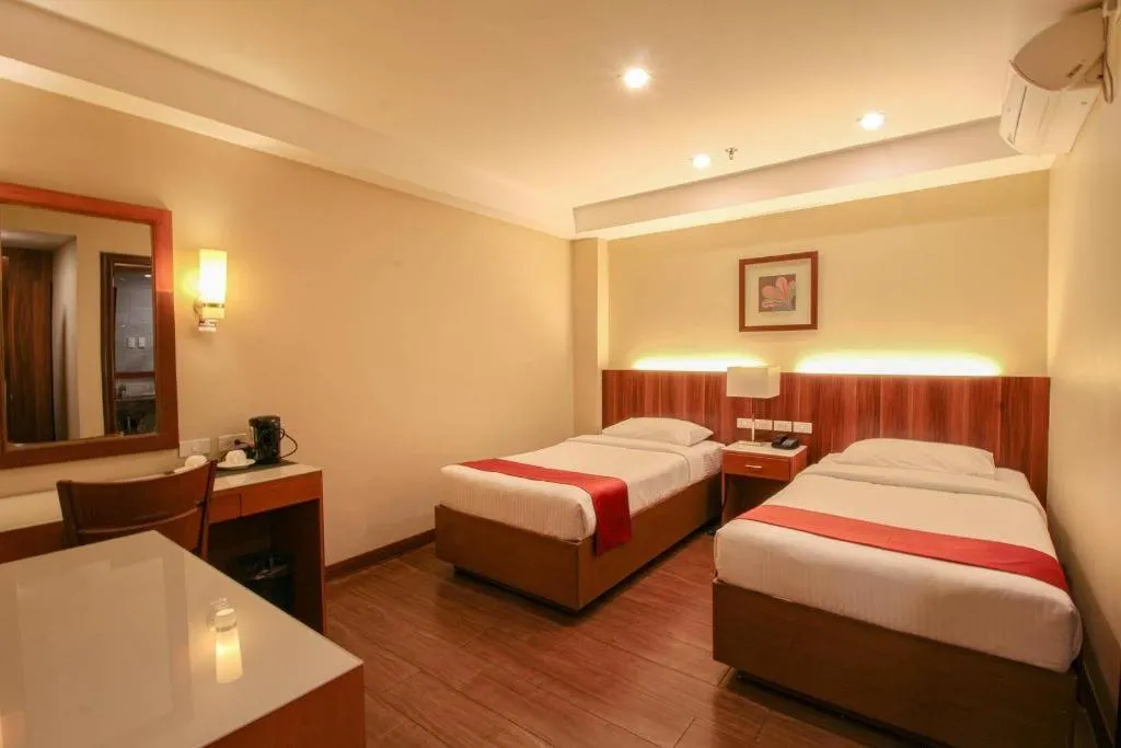 Bed in Hotel Veniz Legarda