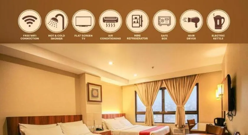 Bed in Hotel Veniz Legarda