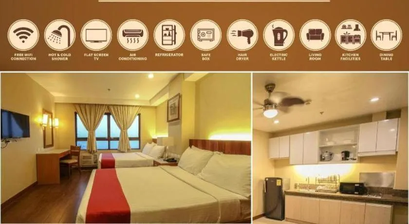 Bed in Hotel Veniz Legarda