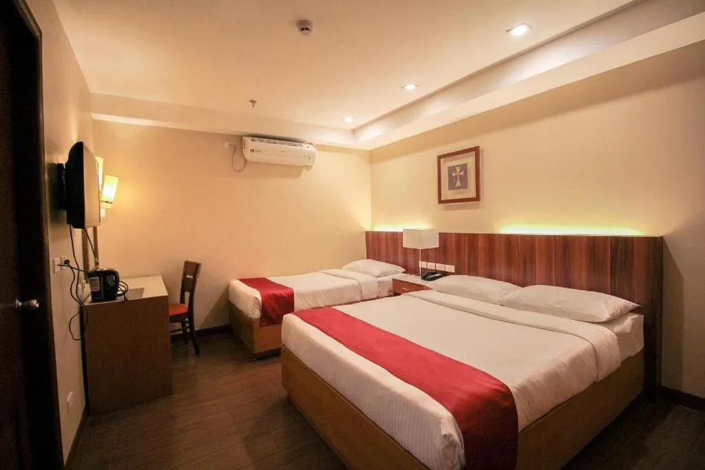 Bed in Hotel Veniz Legarda