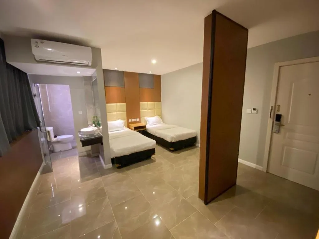 Bed in Hotel Mutiara Kota Tua