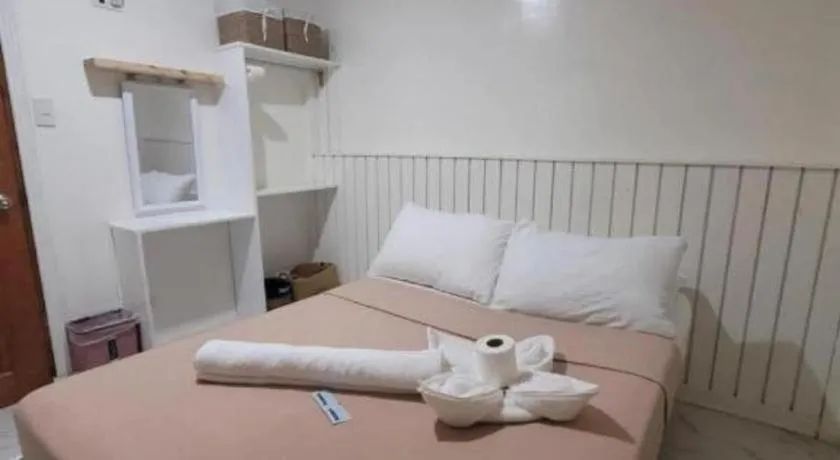 Bed in La Bella Casa Boracay Hotel