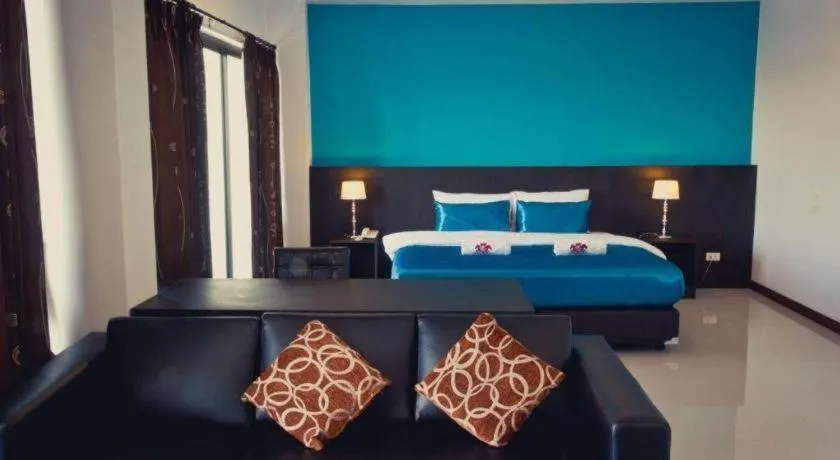 Bed in Chada Veranda Hotel