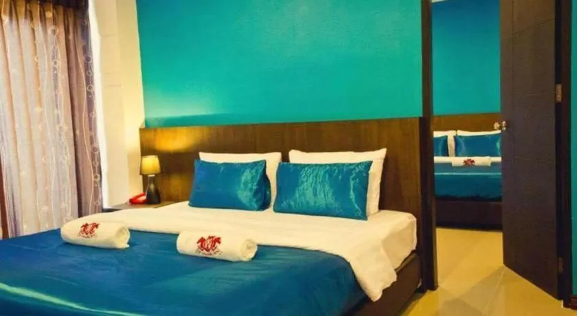 Bed in Chada Veranda Hotel