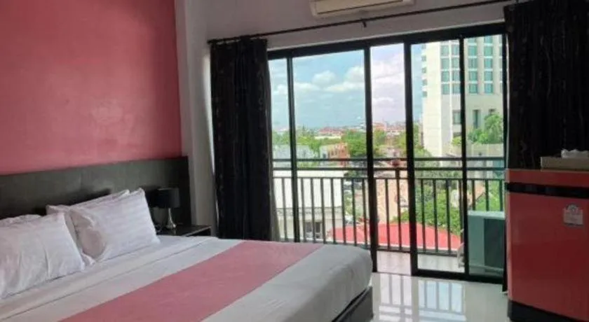 Bed in Chada Veranda Hotel