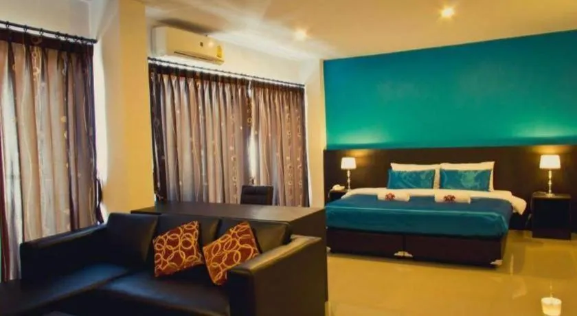 Bed in Chada Veranda Hotel