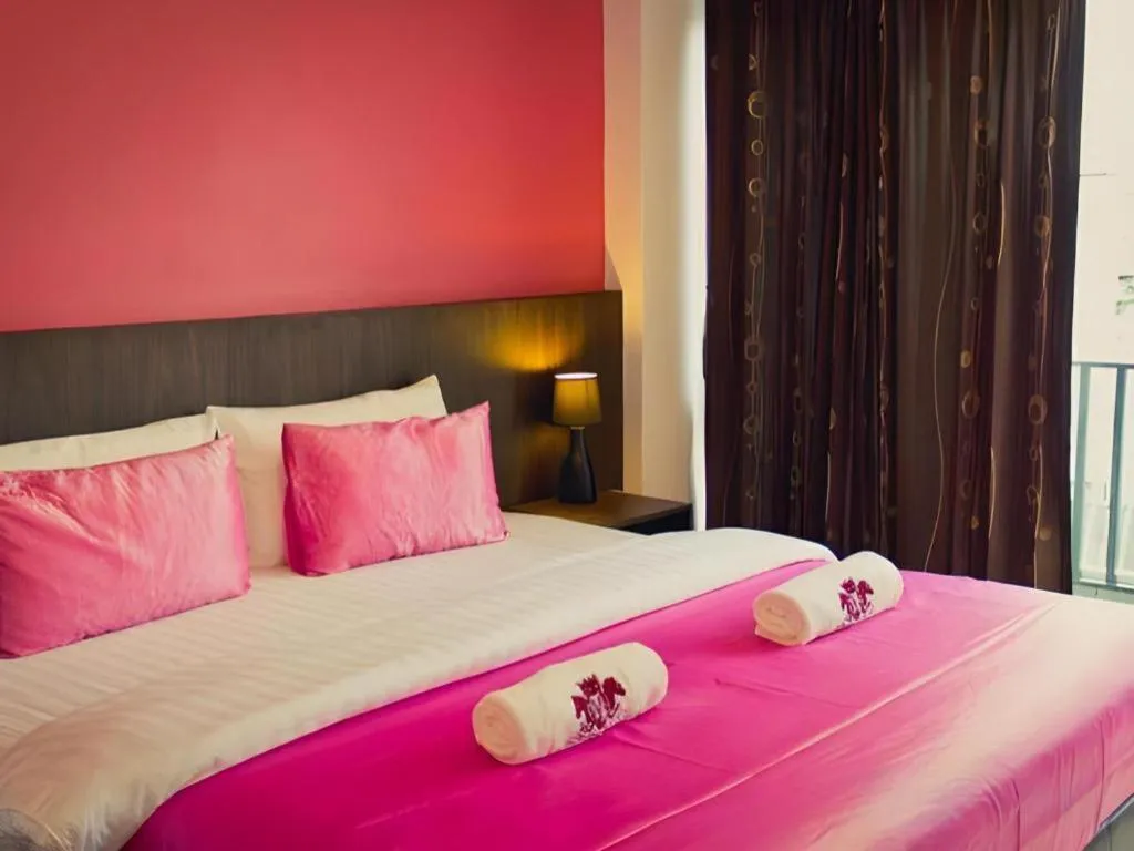 Bed in Chada Veranda Hotel