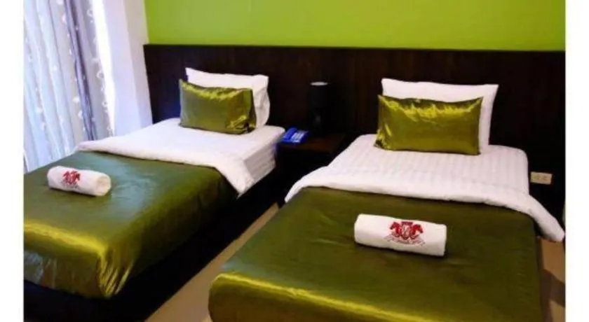 Bed in Chada Veranda Hotel