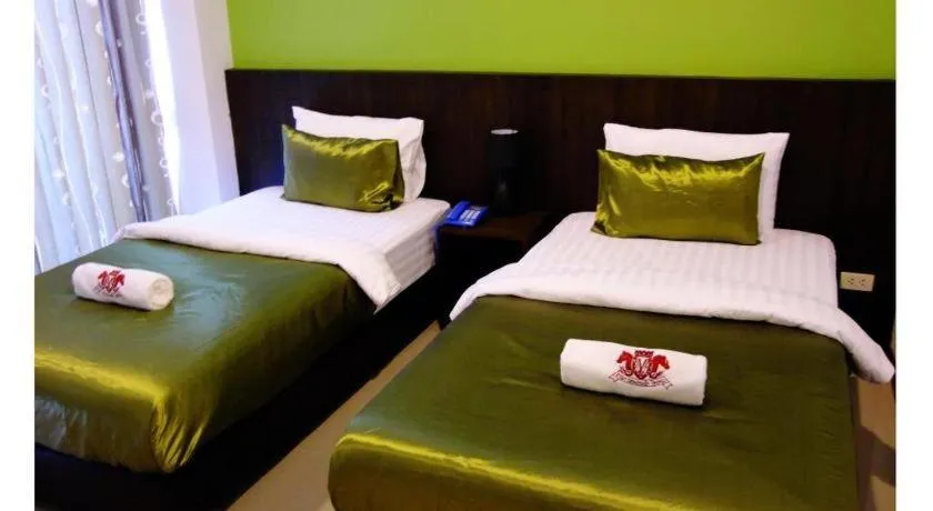 Bed in Chada Veranda Hotel