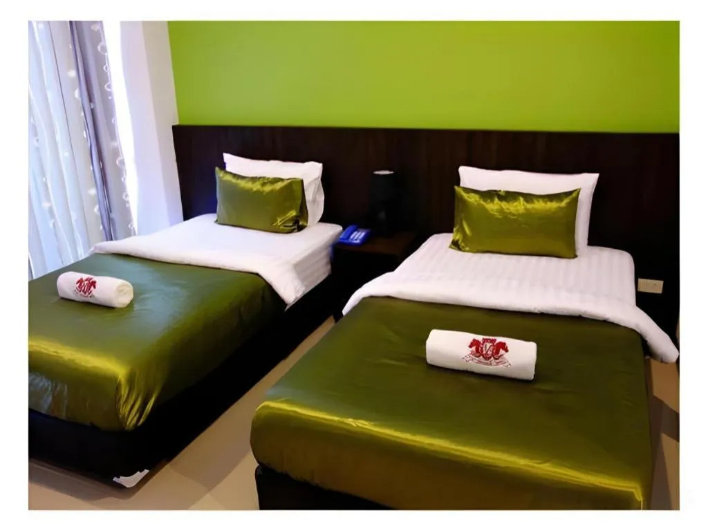 Bed in Chada Veranda Hotel