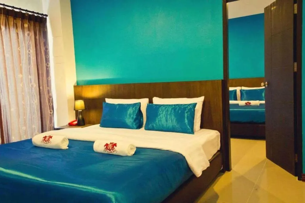 Bed in Chada Veranda Hotel