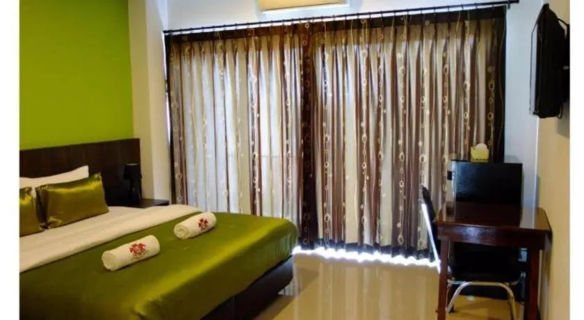 Bed in Chada Veranda Hotel