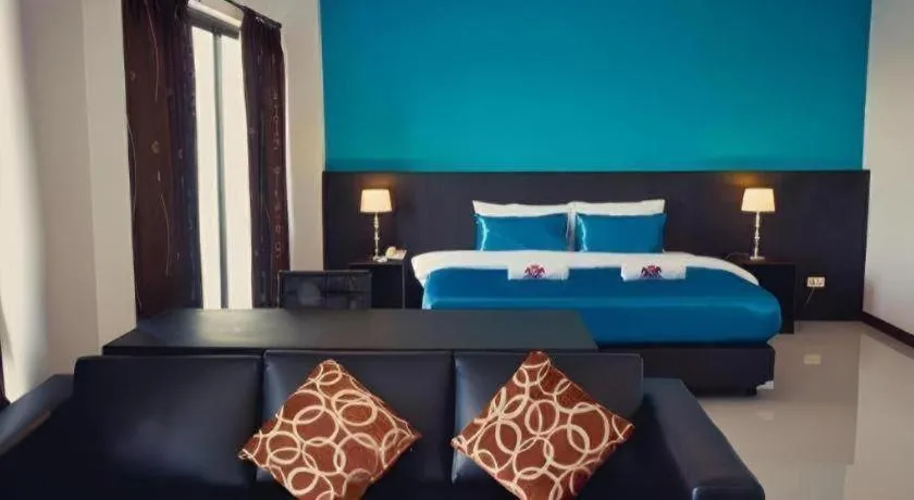 Bed in Chada Veranda Hotel