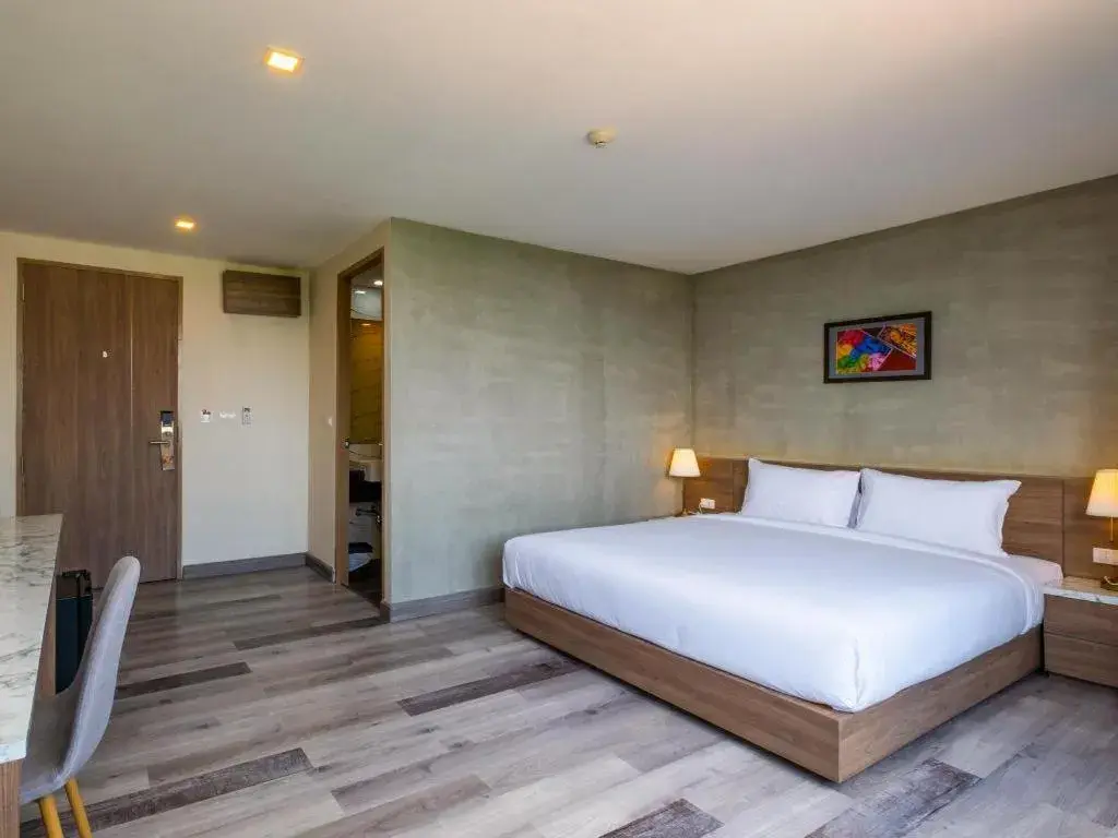 Bed in B2 Korat Premier Hotel Bed in B2 Korat Premier Hotel