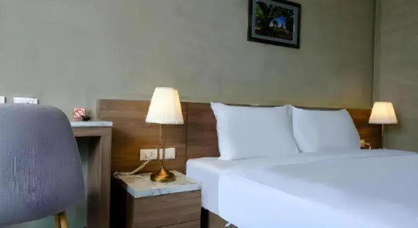 Bed in B2 Korat Premier Hotel Bed in B2 Korat Premier Hotel