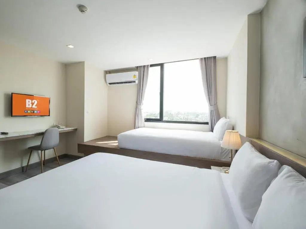 Bed in B2 Korat Premier Hotel Bed in B2 Korat Premier Hotel