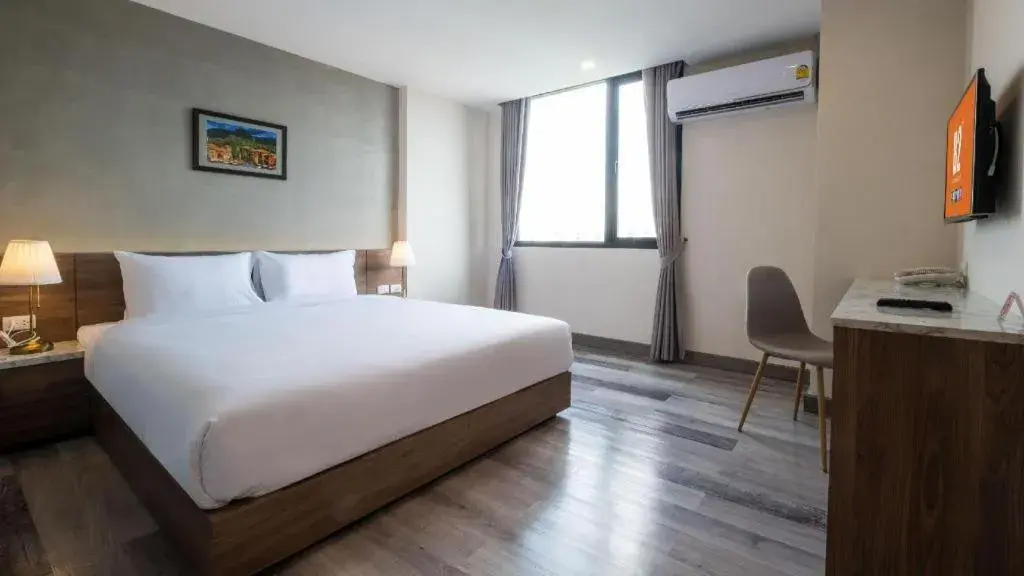 Bed in B2 Korat Premier Hotel Bed in B2 Korat Premier Hotel