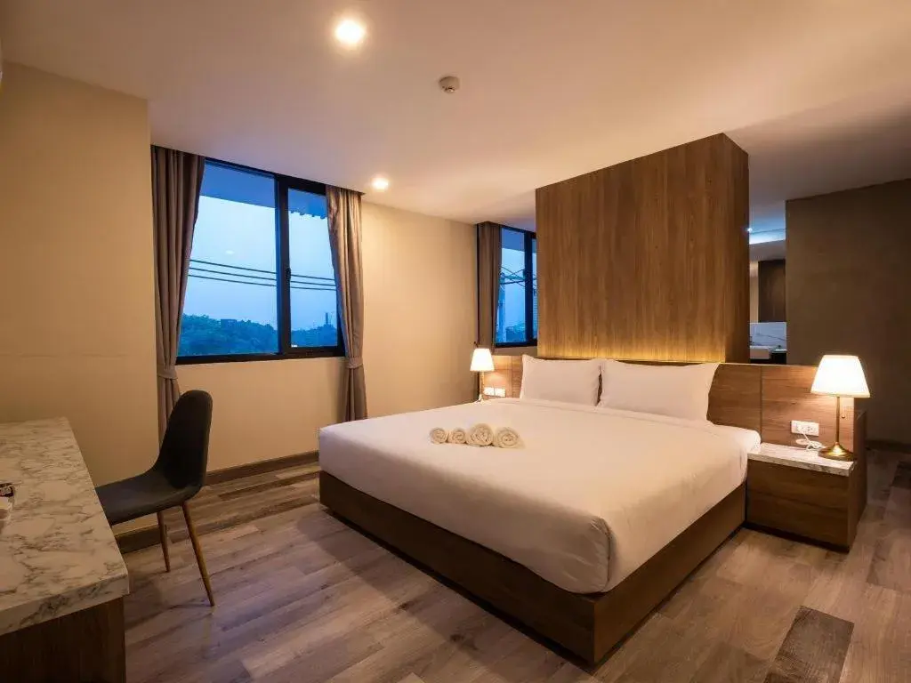 Bed in B2 Korat Premier Hotel Bed in B2 Korat Premier Hotel