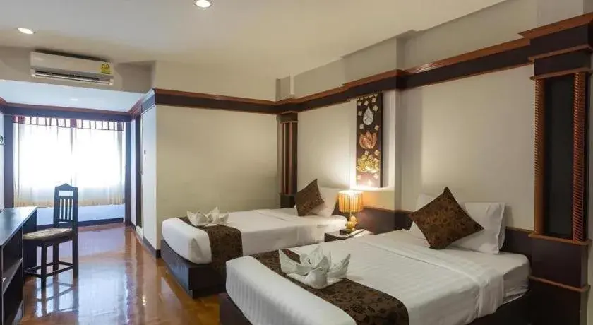 Bed in B2 Chang Phueak Gate Premier Hotel Bed in B2 Chang Phueak Gate Premier Hotel