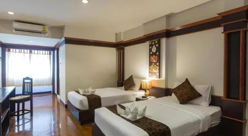 Bed in B2 Chang Phueak Gate Premier Hotel Bed in B2 Chang Phueak Gate Premier Hotel