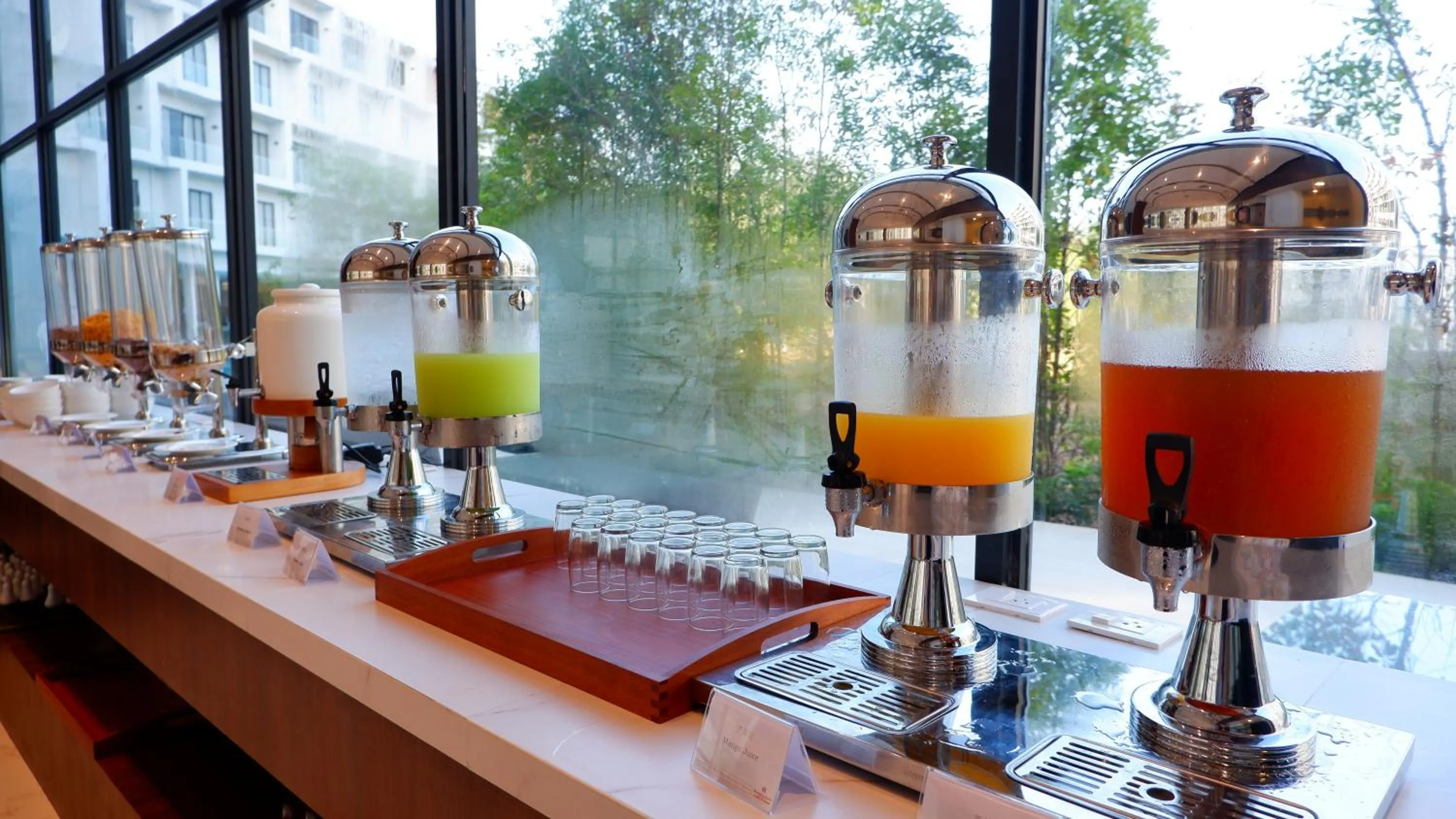 Buffet breakfast in Laya Resort Phuket