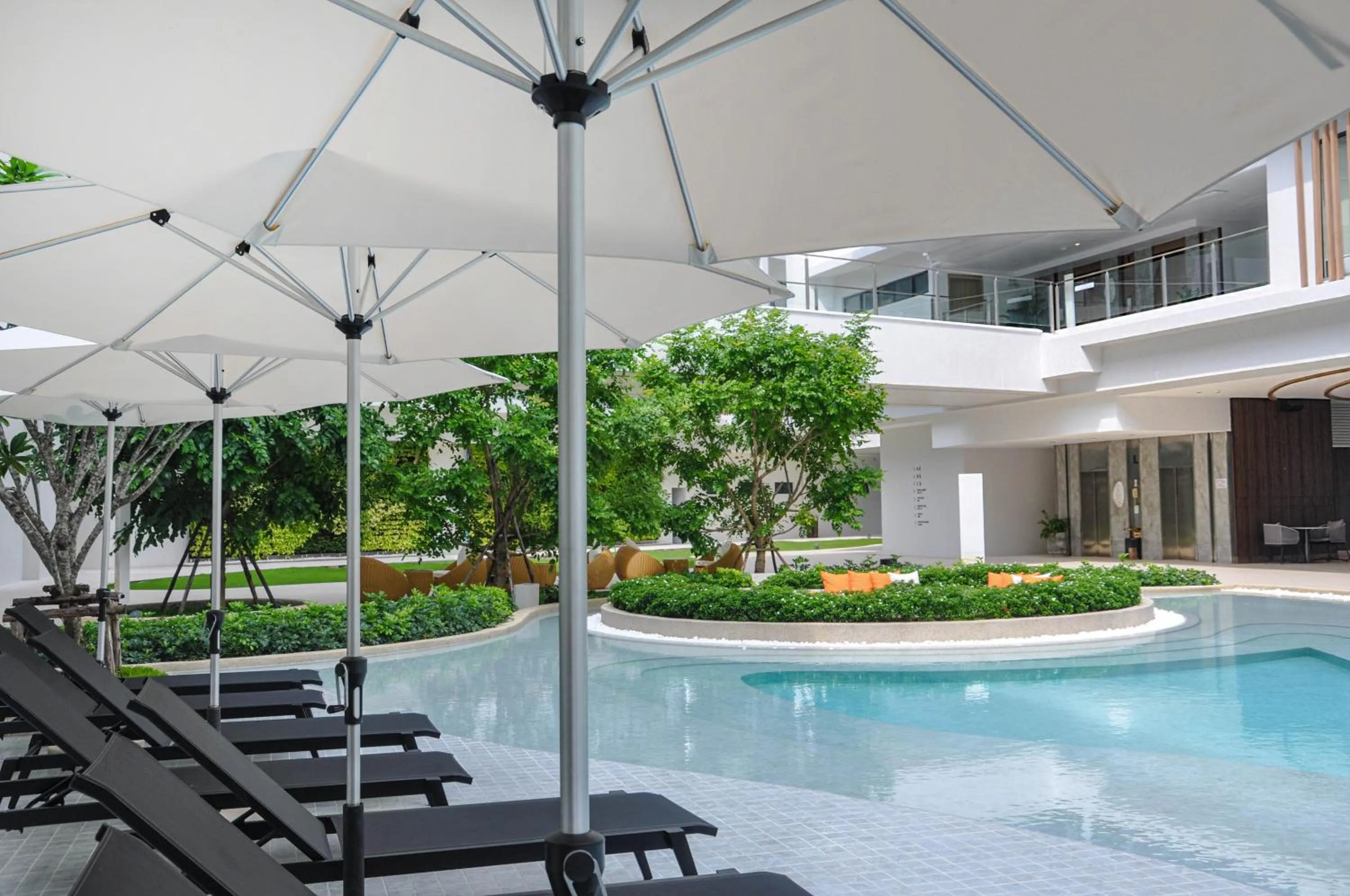 sunbed in Laya Resort Phuket