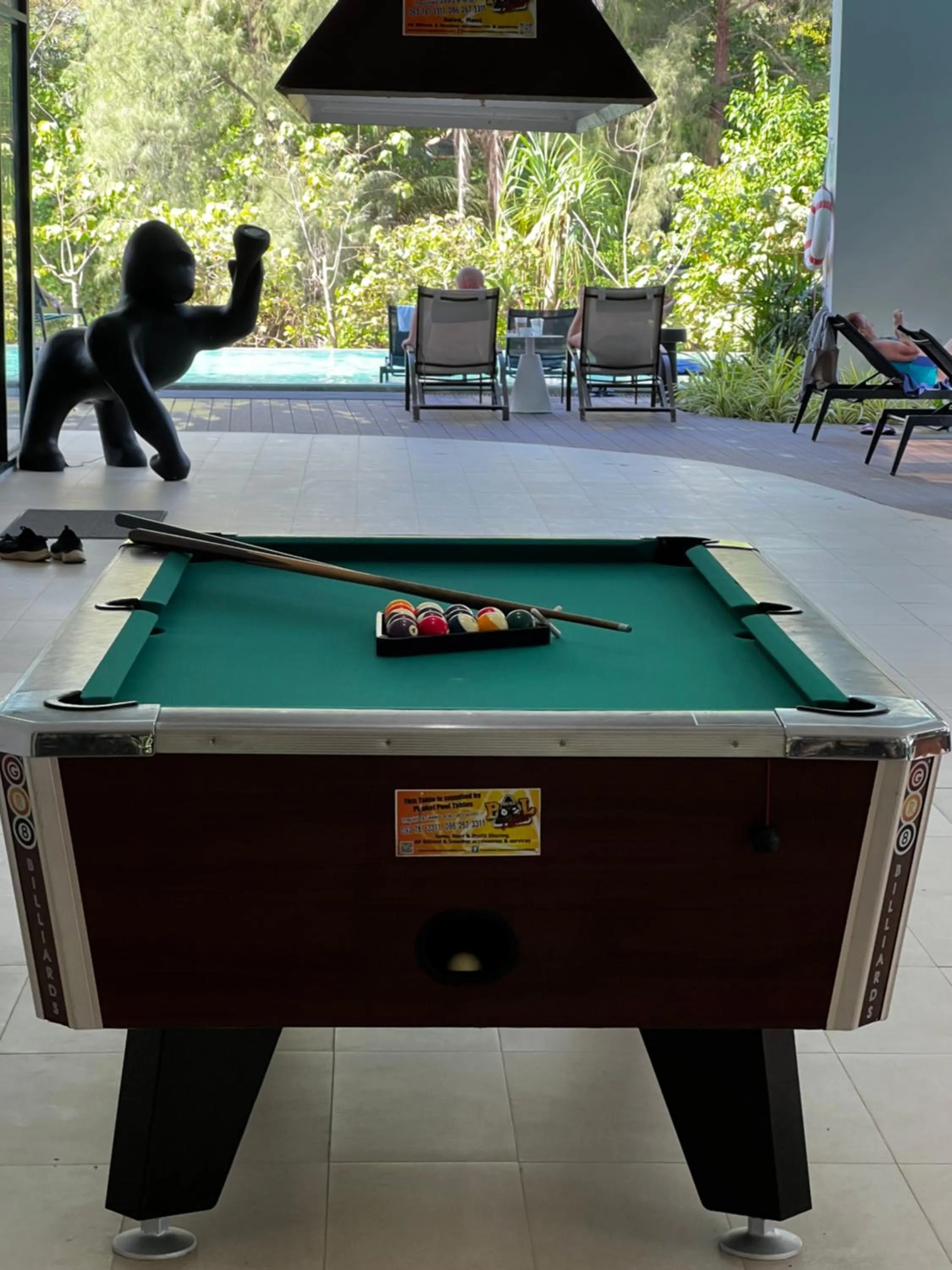 Billiard in Laya Resort Phuket