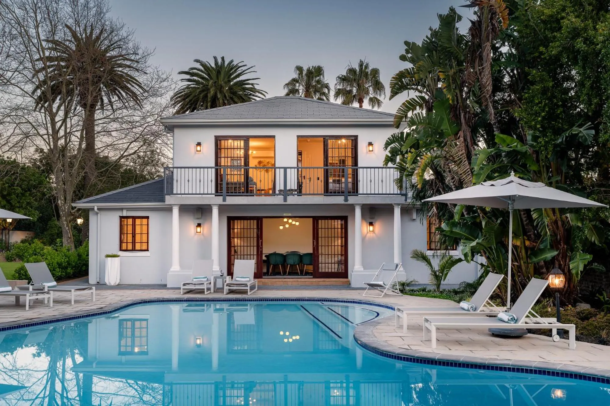 Pool view in Palm House Boutique Hotel and Spa