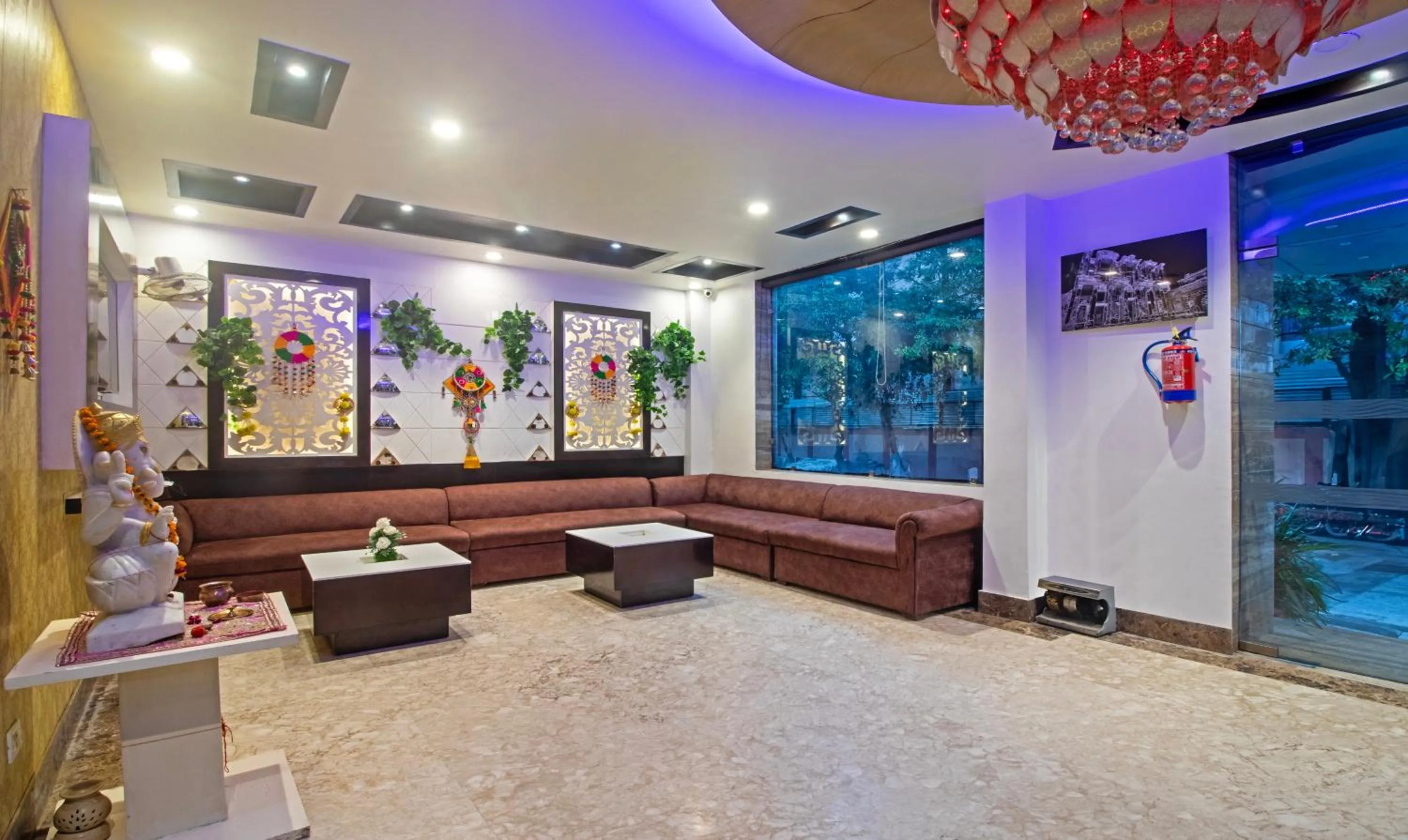 Seating area in Treebo The Royal Taj, Near Taj Mahal