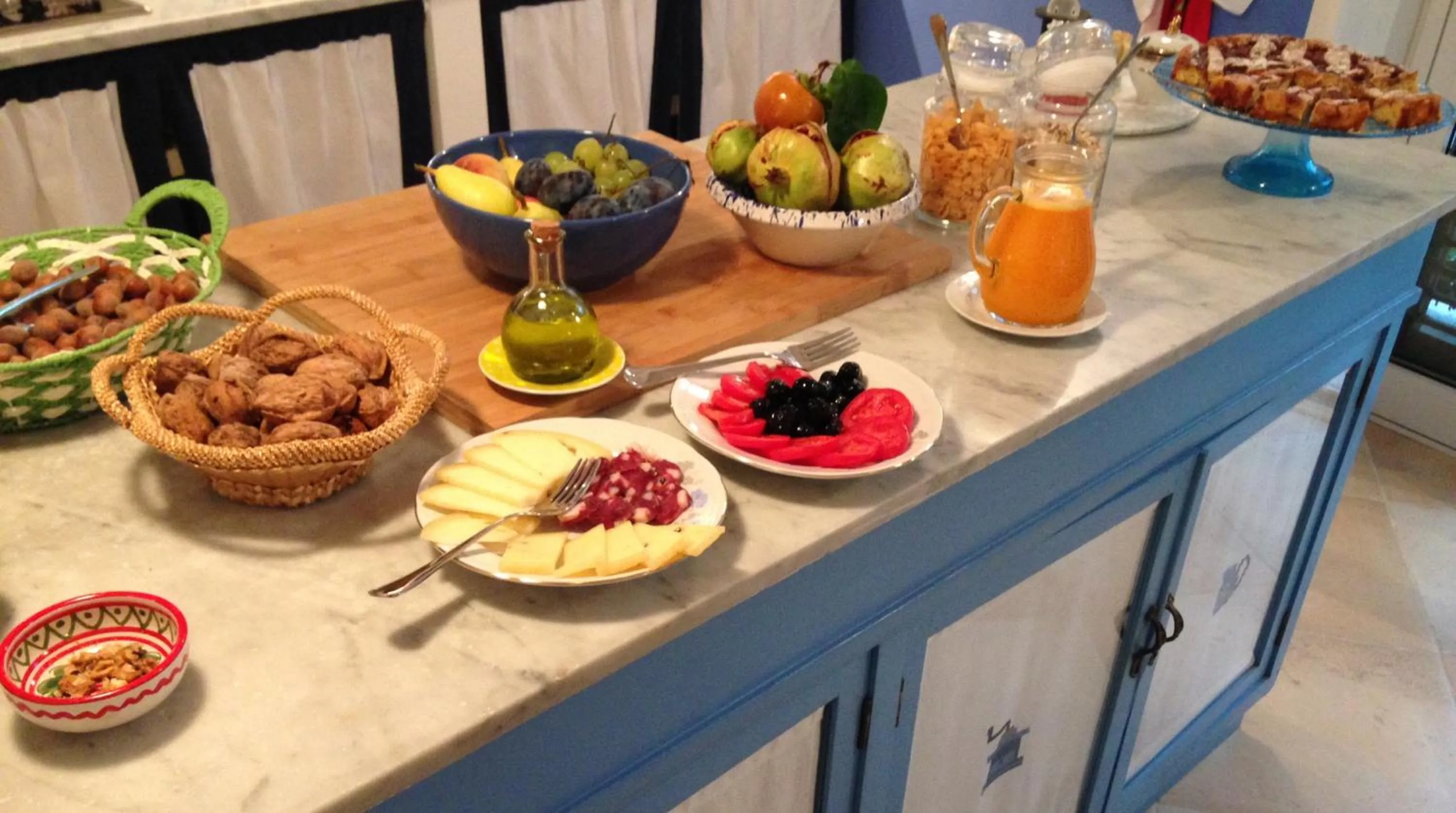 Food and drinks in La Via del Carretto B&B