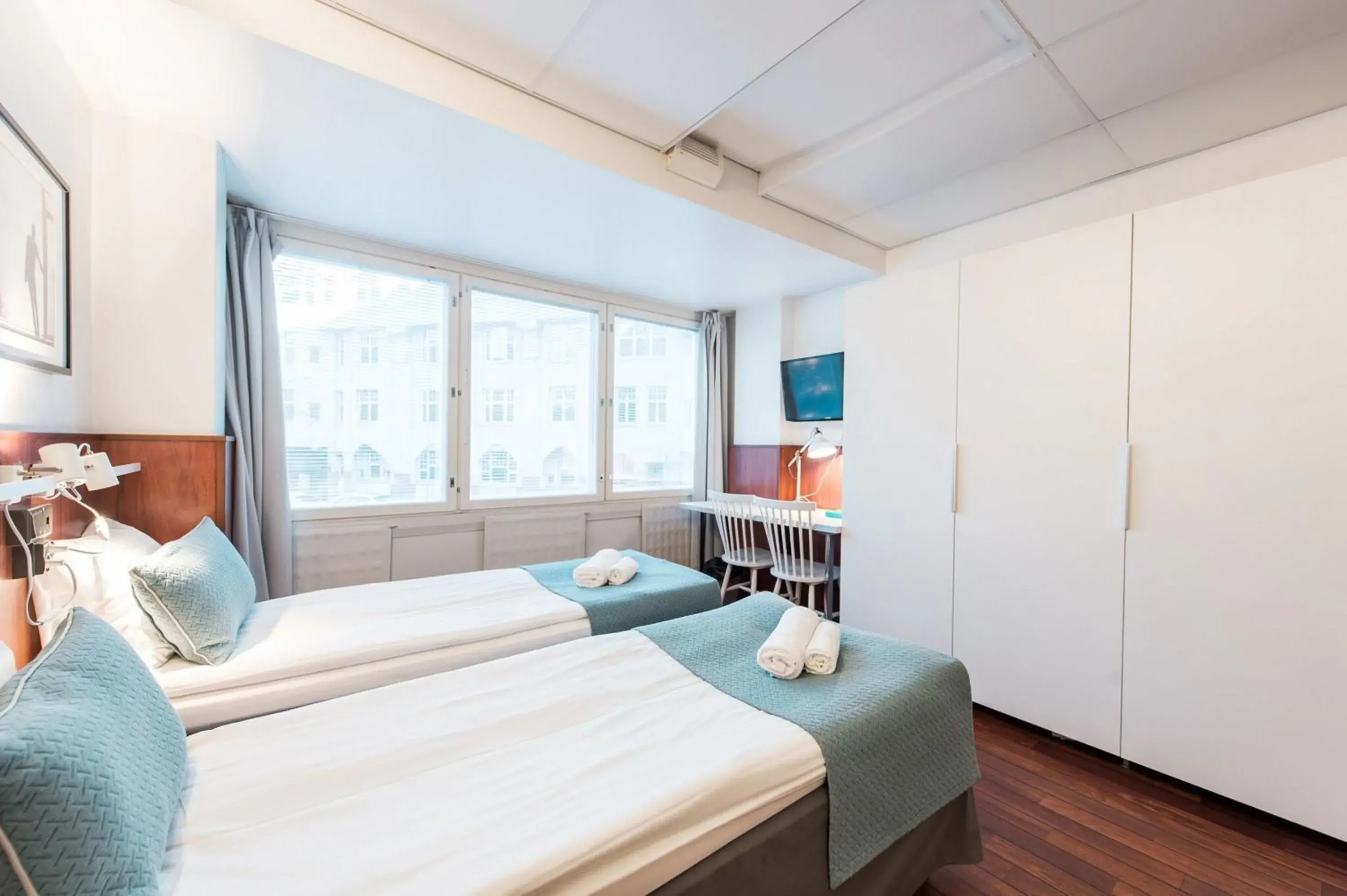 Photo of the whole room, Bed in Forenom Aparthotel Helsinki Kamppi - contactless check-in Photo of the whole room, Bed in Forenom Aparthotel Helsinki Kamppi - contactless check-in