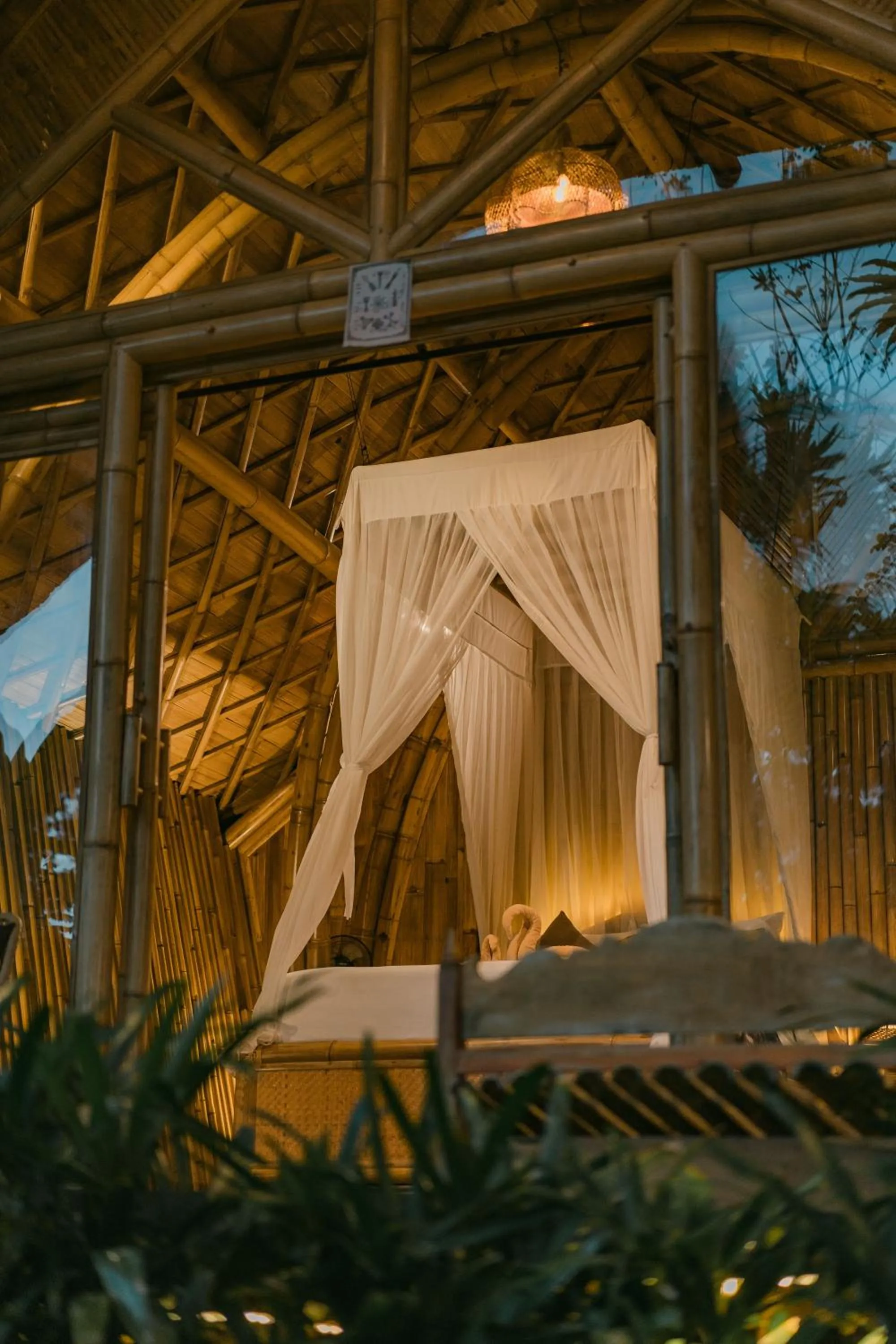 Night in Arcada Bali Bamboo House