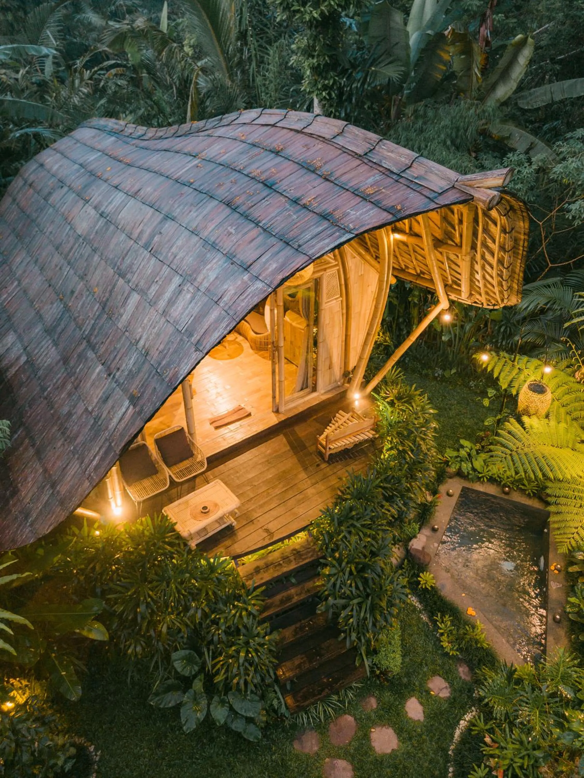 Property building in Arcada Bali Bamboo House