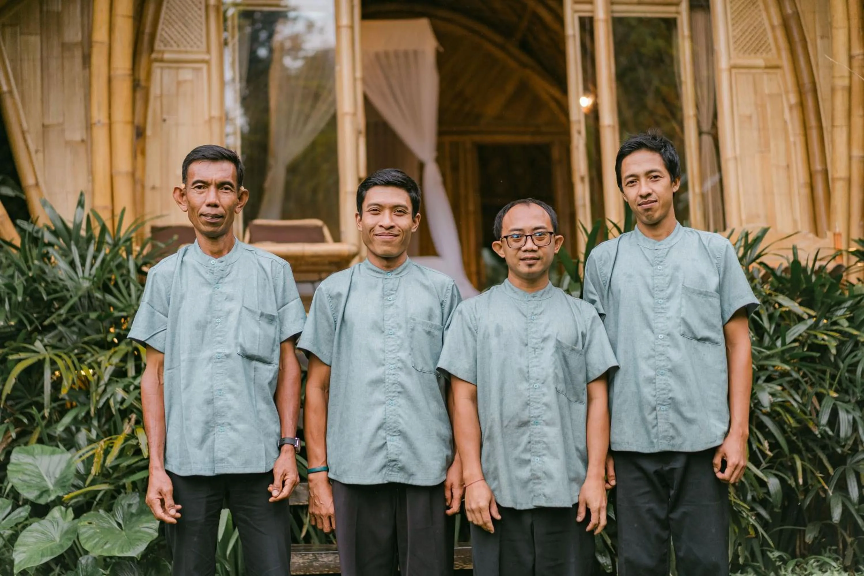Staff in Arcada Bali Bamboo House