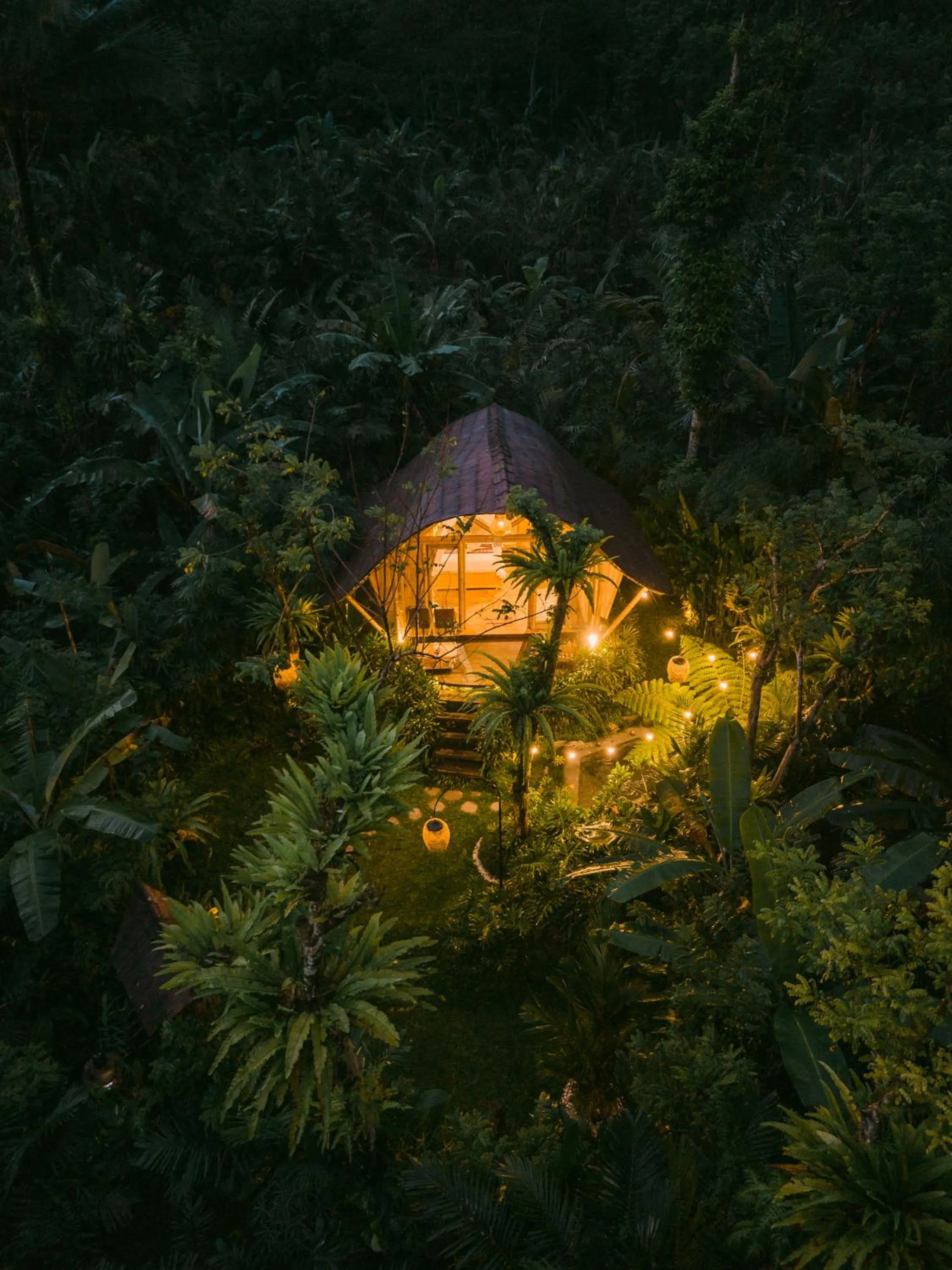 Night in Arcada Bali Bamboo House