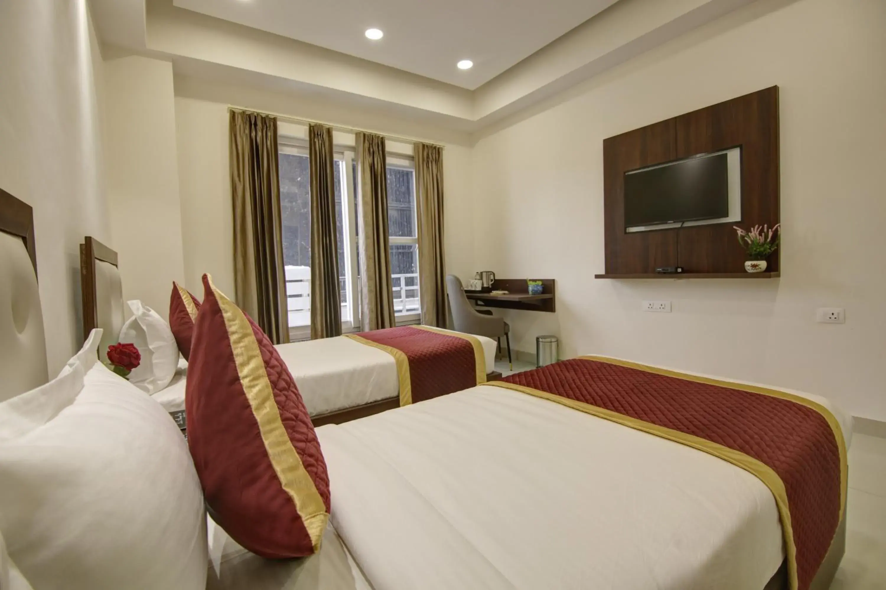 Bed in Hotel La Mirage Bed in Hotel La Mirage