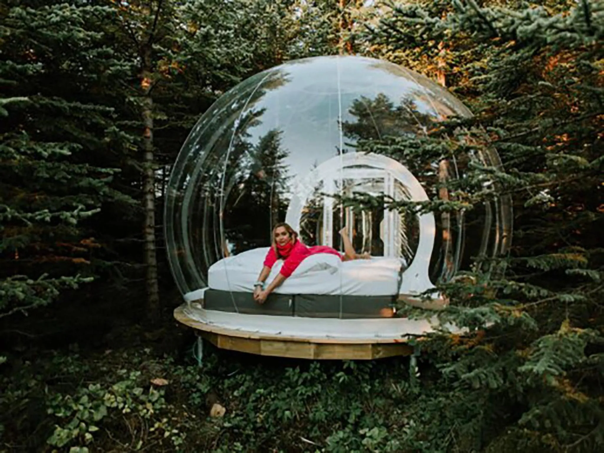 Natural landscape in Buubble Hotel - Ölvisholt