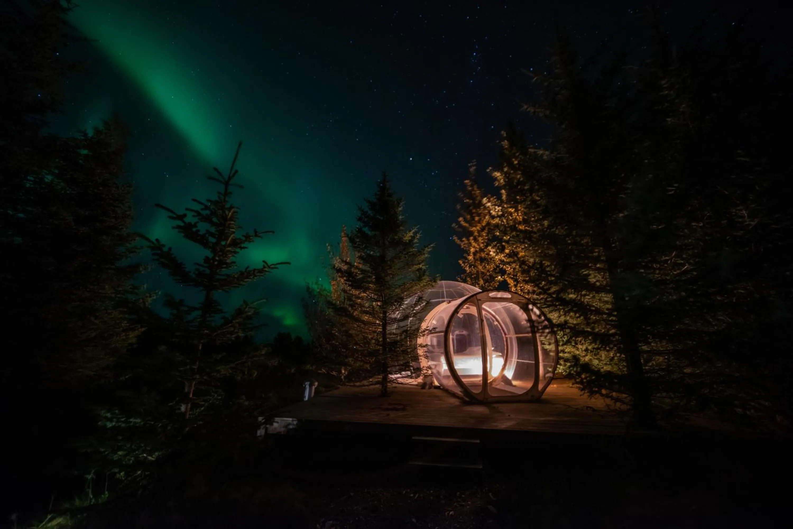 Night in Buubble Hotel - Ölvisholt