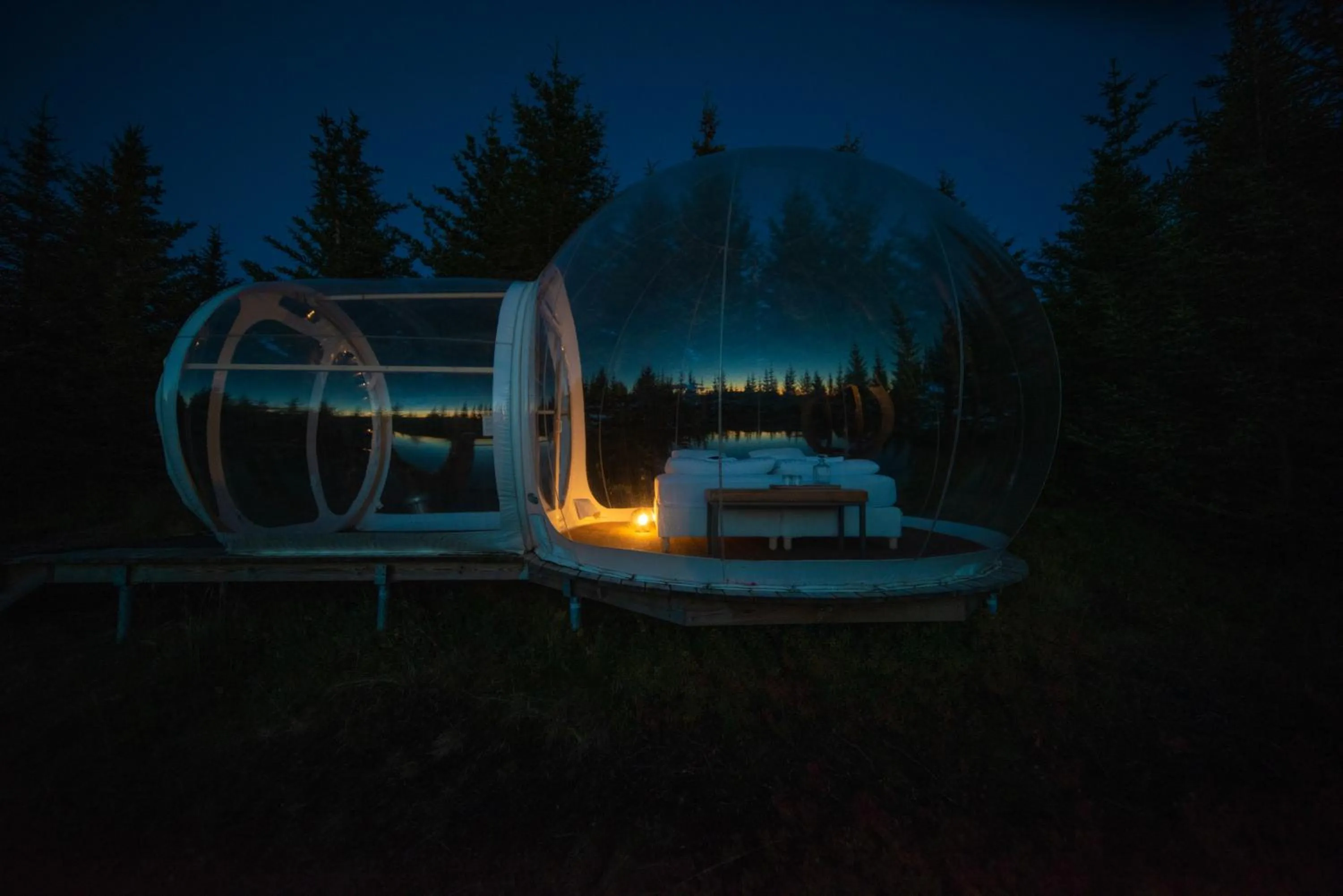 Night in Buubble Hotel - Ölvisholt