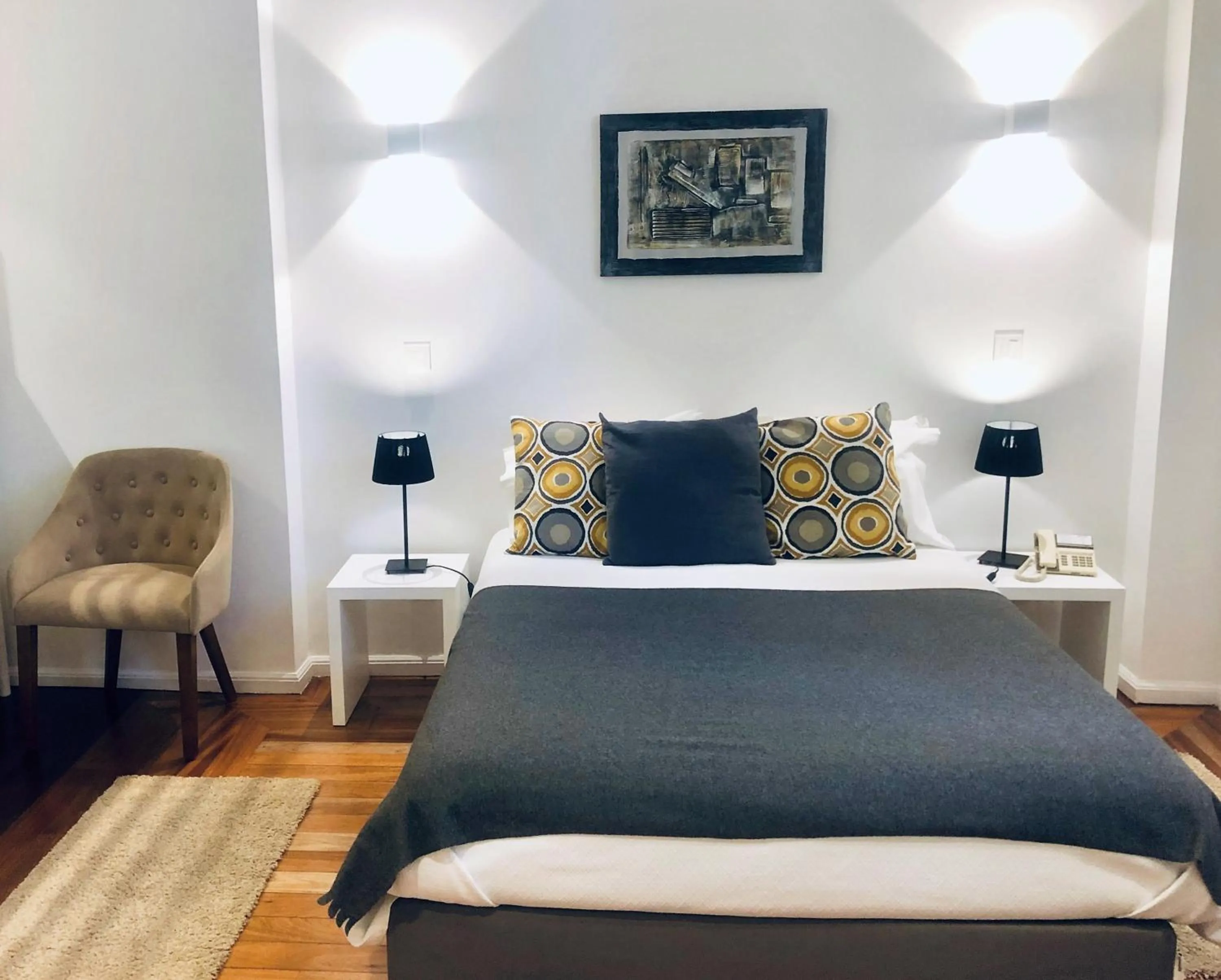 Bed in Hotel Botanico de Coimbra