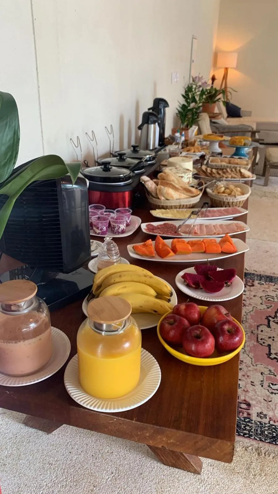 Food and drinks in Pousada Manacá Exclusive Suítes